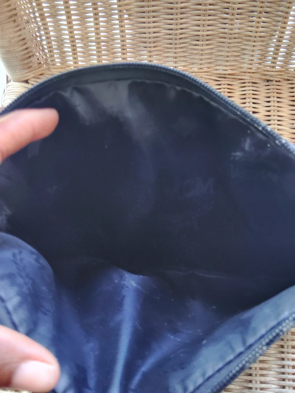 MCM Black Monogram Crossbody Bag